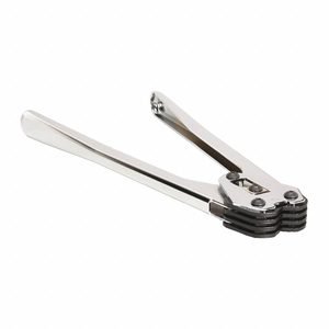 APPROVED VENDOR Strapping Sealer: 17 in Overall Lg, 13 in Handle Lg, Crimp, Polyester/Polypropylene