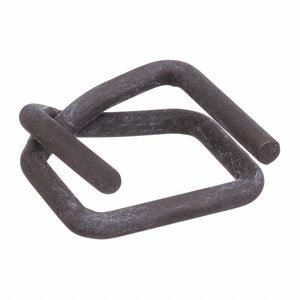 APPROVED VENDOR Strapping Buckle: Fits 3/4 in Strap Wd, 3/4 in Seal Inside Wd, Steel, 1,000 PK