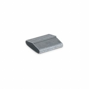 APPROVED VENDOR Strapping Seal: Fits 5/8 in Strap Wd, 7/8 in Seal Lg, Regular Duty, Round, 200 PK