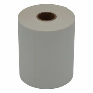 APPROVED VENDOR Barcode Printer Labels: 4 in Label Wd, 3 in Label Ht, White