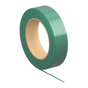 APPROVED VENDOR Plastic Strapping: 1/2 in Strapping Wd, 0.025 in Thick, 775 lb Break Strength, Green