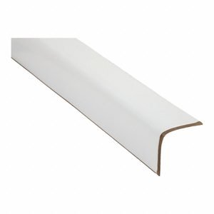 Edge Protector: Edge Protector, Heavy-Duty/Medium-Duty, 2 in Wd, 2 in Dp, 24 in Lg, White, 160 PK