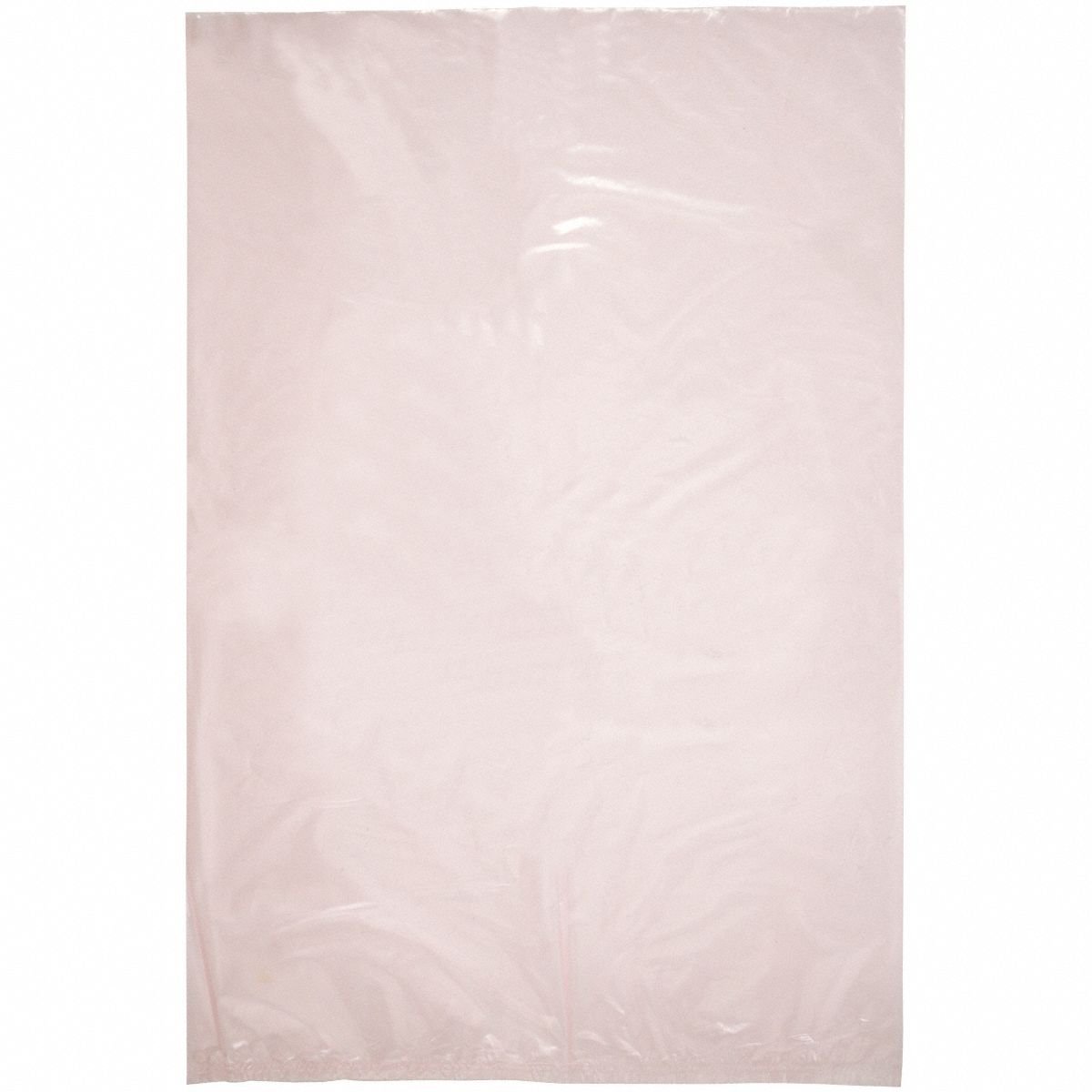APPROVED VENDOR Open-Ended Bag: 2 mil Thick, 3 in Wd, 5 in Lg, Pink, Case Pack, 2,000 PK
