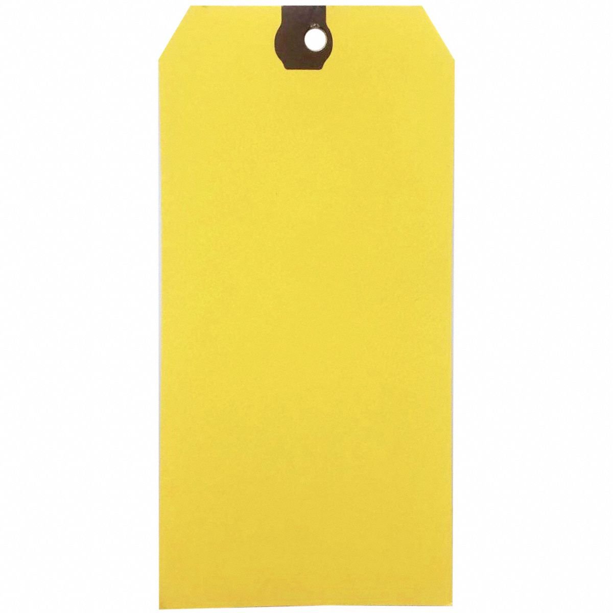 APPROVED VENDOR Shipping Tag: #5, 4 3/4 in Tag Ht, 2 3/8 in Tag Wd, 13 Points, Yellow, 1,000 PK