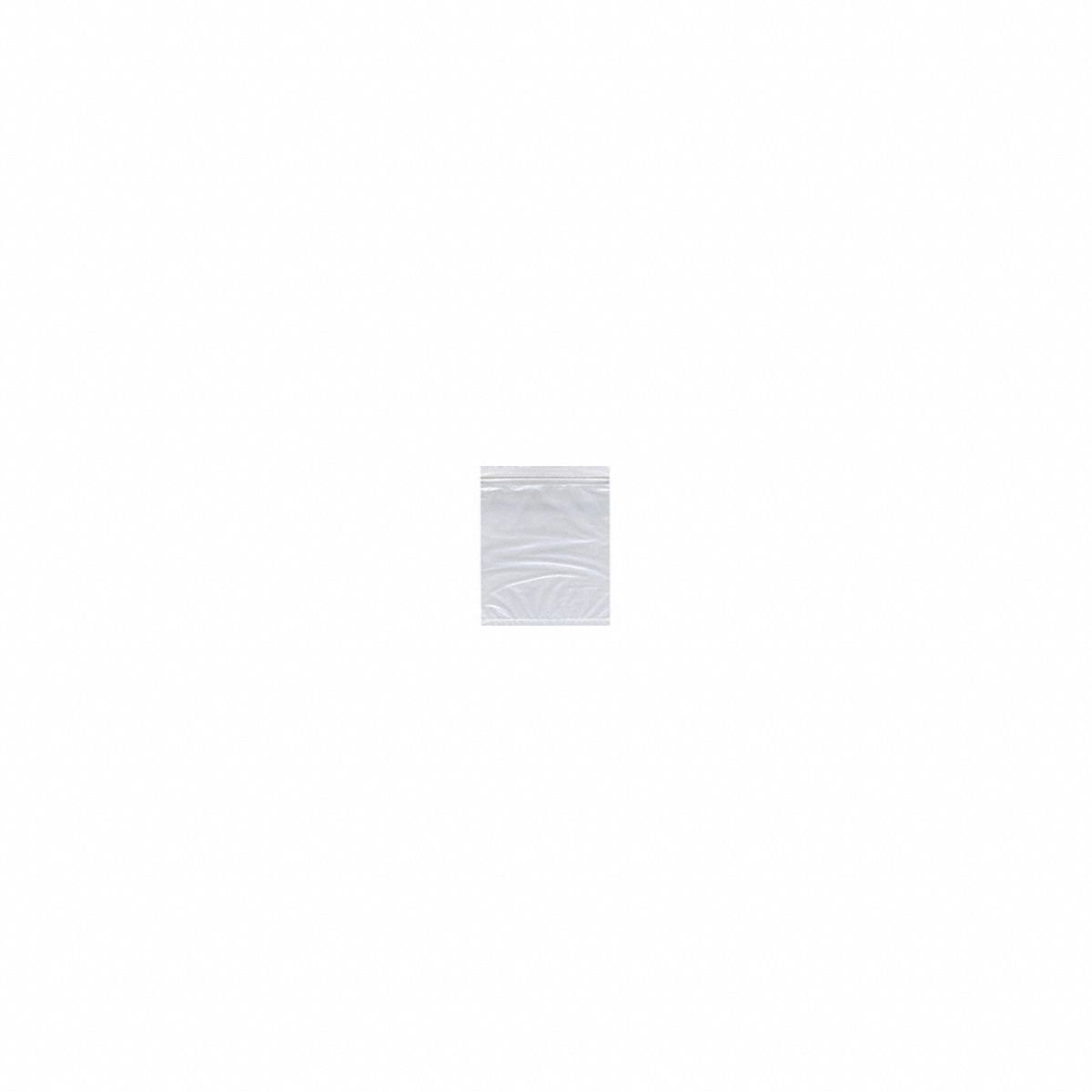 APPROVED VENDOR Reclosable Bag: 2 mil Thick, 6 in Wd, 8 in Lg, Hang Hole Not Included, 1,000 PK