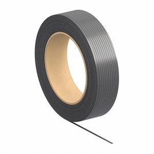 APPROVED VENDOR Plastic Strapping: 1/2 in Strapping Wd, 0.03 in Thick, 600 lb Break Strength, Black