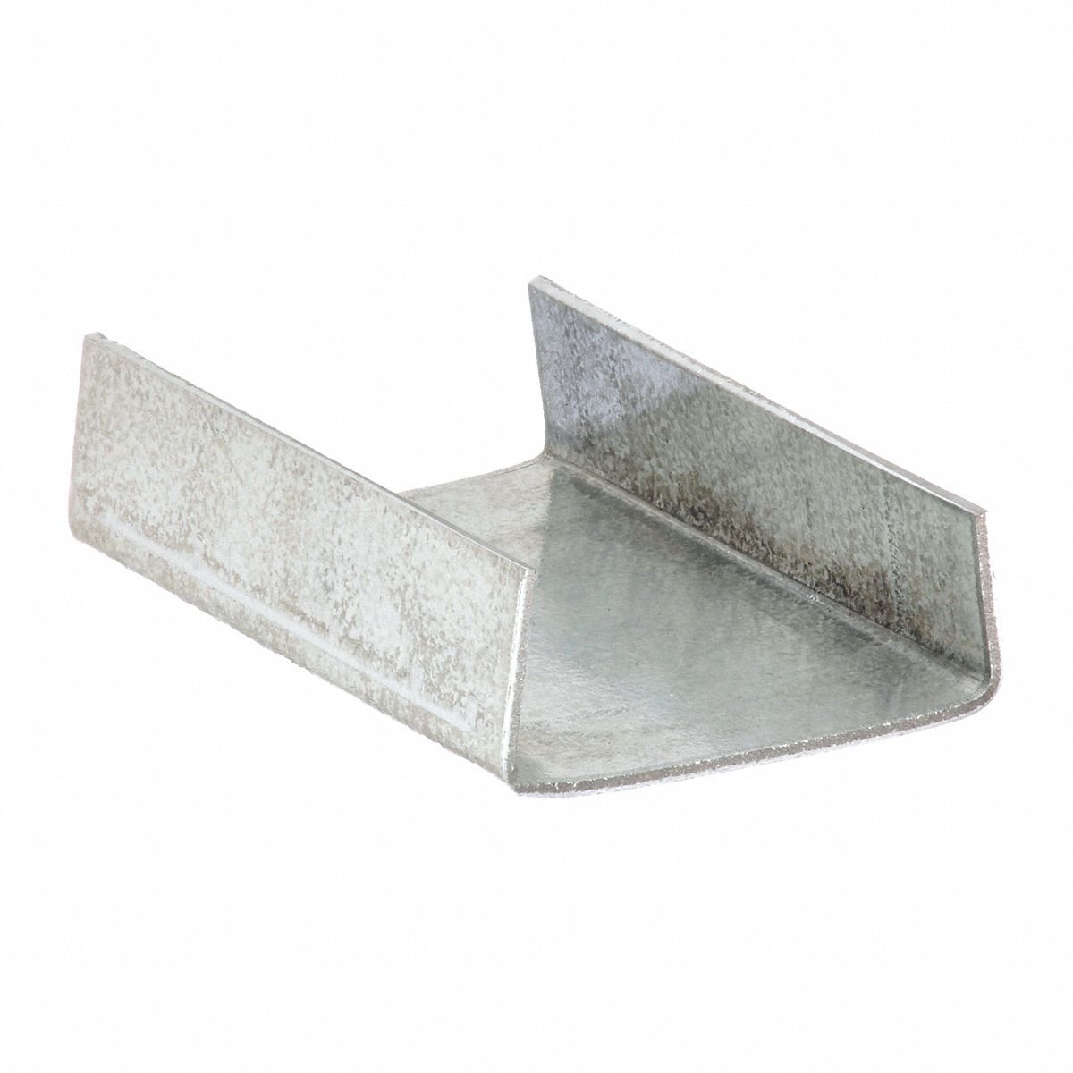 APPROVED VENDOR Strapping Seal: Fits 3/4 in Strap Wd, 1 1/4 in Seal Lg, Regular Duty, Flat, 1,000 PK