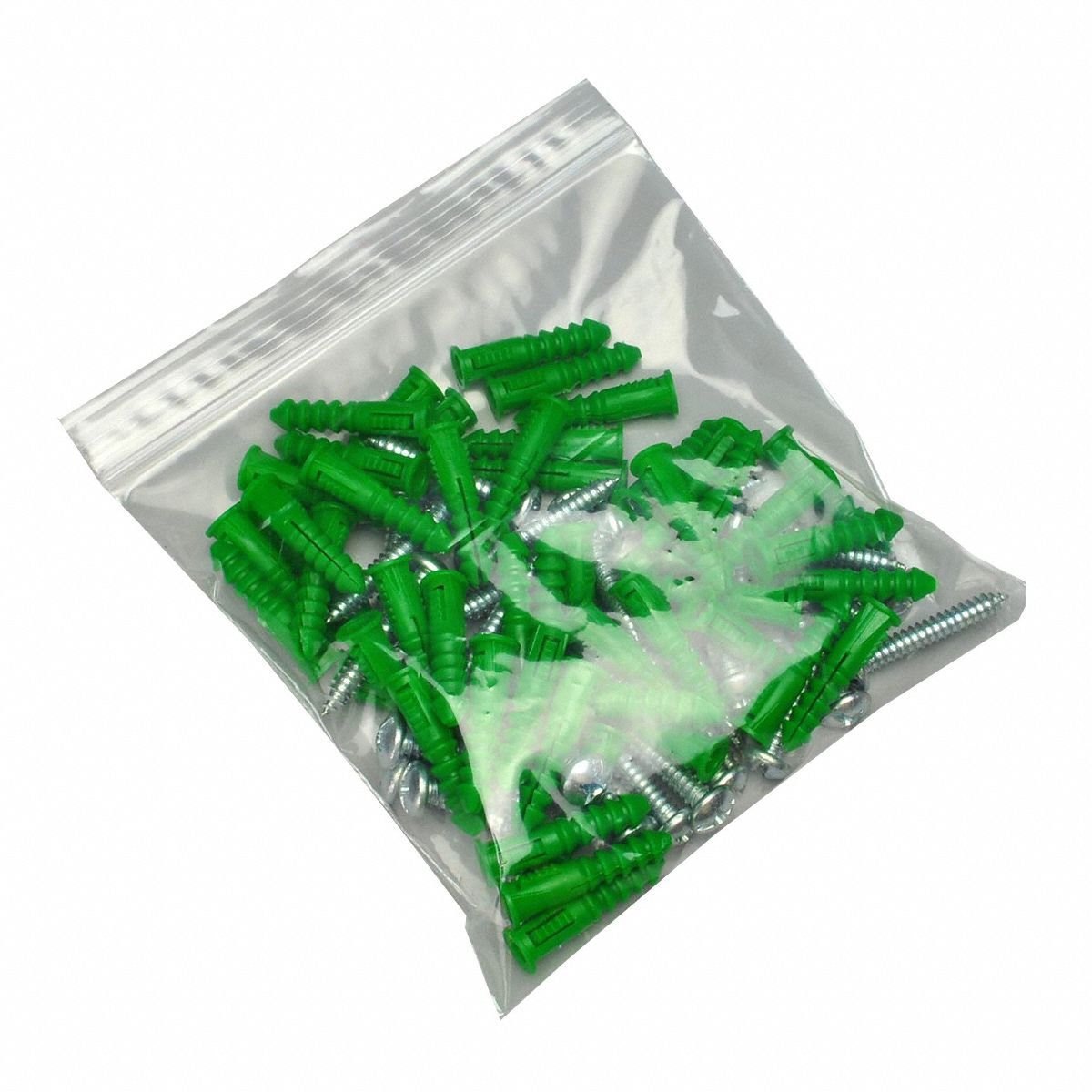 APPROVED VENDOR Reclosable Bag: 2 mil Thick, 24 in Wd, 24 in Lg, Hang Hole Not Included, 250 PK