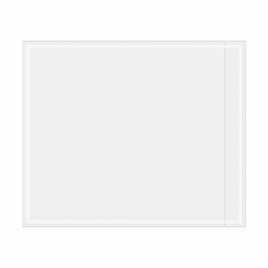 APPROVED VENDOR Packing List Envelopes: 12 in Outside Ht, 10 in Outside Lg, Clear, 500 PK