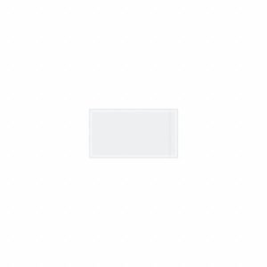 APPROVED VENDOR Document Envelope: 5 1/2 in Outside Ht, 10 in Outside Lg, Clear, 1,000 PK