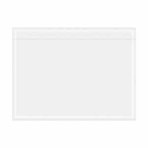 APPROVED VENDOR Packing List Envelopes: 3 in Outside Ht, 4 in Outside Lg, Clear, 1,000 PK