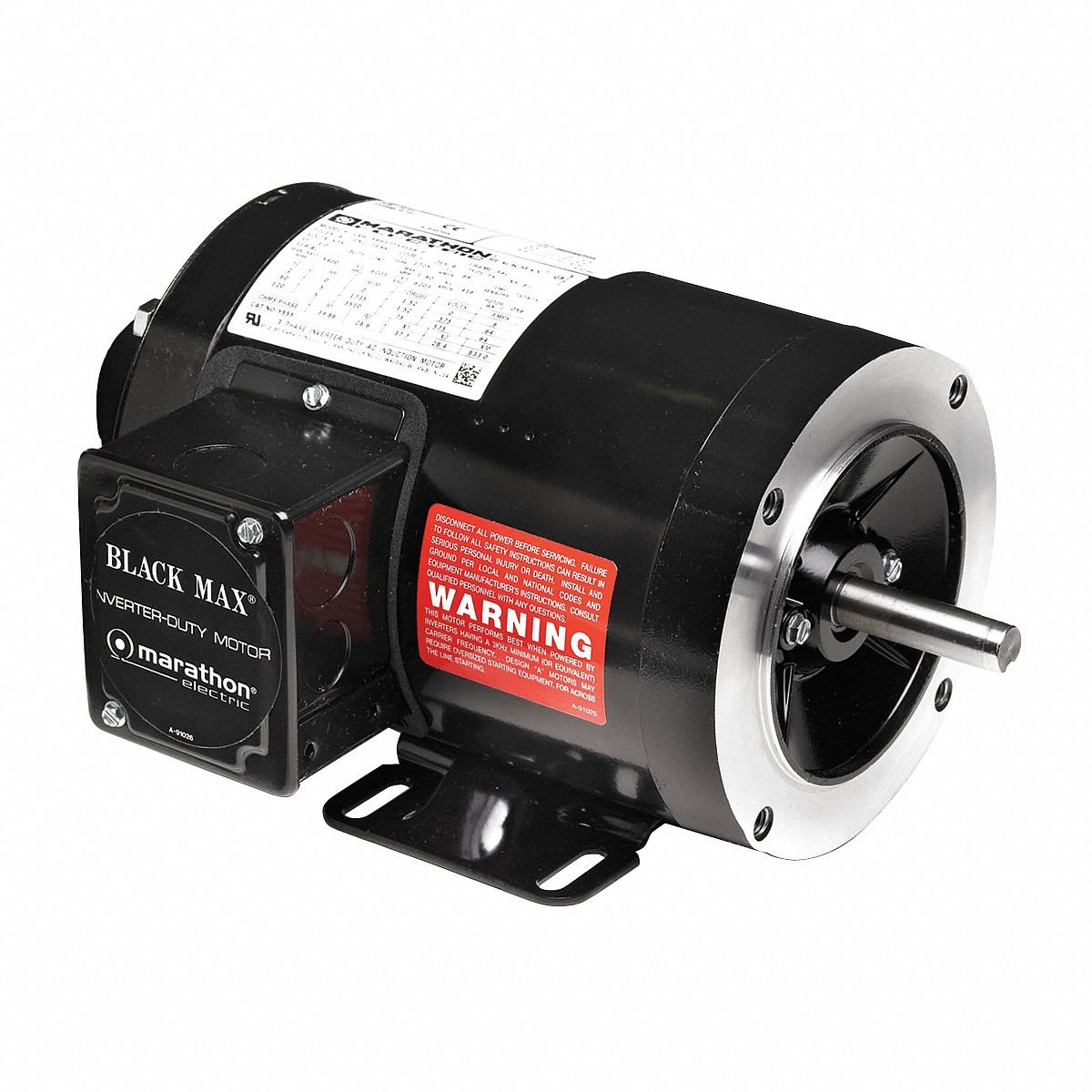 WEG Vector Motor: Totally Enclosed Non-Ventilated, 1,775 RPM Nameplate RPM @ 60 Hz, 230/460V AC