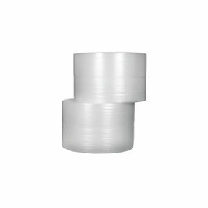 BUBBLE WRAP Bubble Rolls: 3/16 in Bubble Size, 24 in Roll Wd, 750 ft Roll Lg, Clear, 2 PK