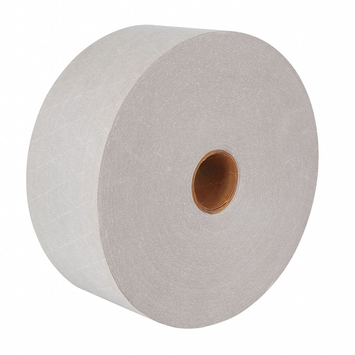 CENTRAL Water-Activated Tape: 7 mil Tape Thick, 3 in x 450 ft, 260, Kraft, 10 PK