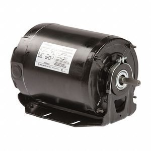 CENTURY Belt Drive Motor: 2 Speed, Totally Enclosed Air-Over, Cradle Base Mount, 1,725/1,140 RPM RPM