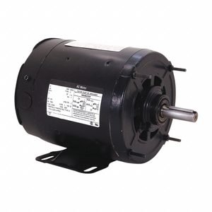 CENTURY Belt Drive Motor: 1 Speed, Open, Rigid Base Mount, 3/4 hp Horsepower, 1,725 RPM RPM, 115V AC
