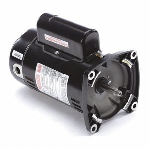 CENTURY Square Flange Pool Pump Motor: C-Face, 48Y Frame Size, Capacitor-Start/Run, Open Drip Proof