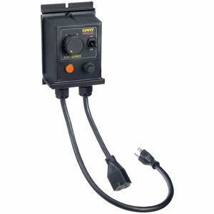 DART CONTROLS Variable AC Voltage Supply: 1 hp Output Power, 0-120V AC, 60/50 Hz, 55