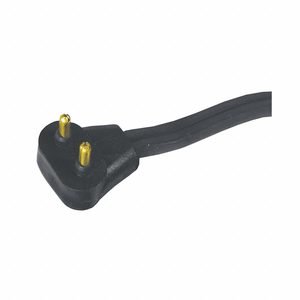 DAYTON Cord Set: Right Angle, 25 in Cable Lg, Power Cord