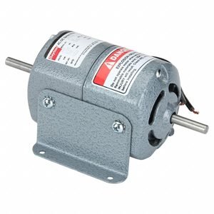 DAYTON Universal AC/DC Motor: Rigid Base Mount, 1/15 hp HP, 5,000 RPM Nameplate RPM, 115V AC