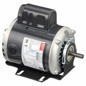 DAYTON Belt Drive Motor: 1 Speed, Open Drip Proof, Cradle Base Mount, 1/4 hp Horsepower, 115V AC