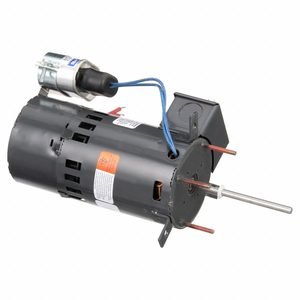 DAYTON Draft Booster Motor: Permanent Split Capacitor, 1/9 hp Horsepower, 3,000 RPM RPM, 230V AC