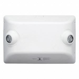 Emergency Lighting Unit: 6 W Lamp Watt, 50 W Emergency Watt, 120/277V AC, 2 Lamp Heads, Surface, LED
