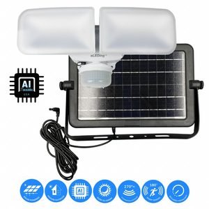 Security Light: 1,200 lm, 5000K, 5 W, White, Type III