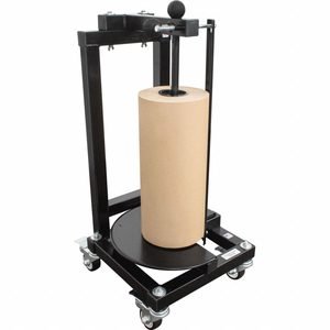 Tubing Bag Dispenser: 16 in Wd, 18 in Dp, Steel, 48 in Max Recommended Bag Wd