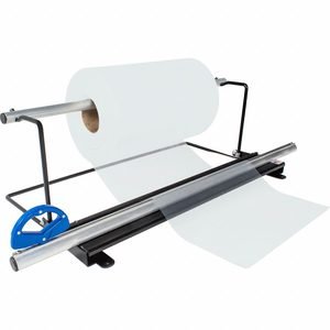 Tubing Bag Dispenser: 46 in Wd, 12 in Ht, 13 in Dp, Aluminum/Plastic/Steel