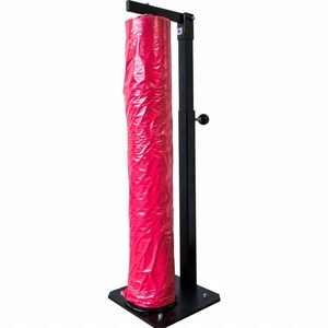 Tubing Bag Dispenser: 18 in Wd, 66 in Ht, 18 in Dp, Steel, 60 in Max Recommended Bag Wd