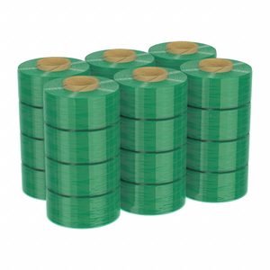 GOODWRAPPERS Stretch Wrap Film: 80 ga Gauge, 2 in Overall Wd, 1,000 ft Overall Lg, 1-Side, 24 PK