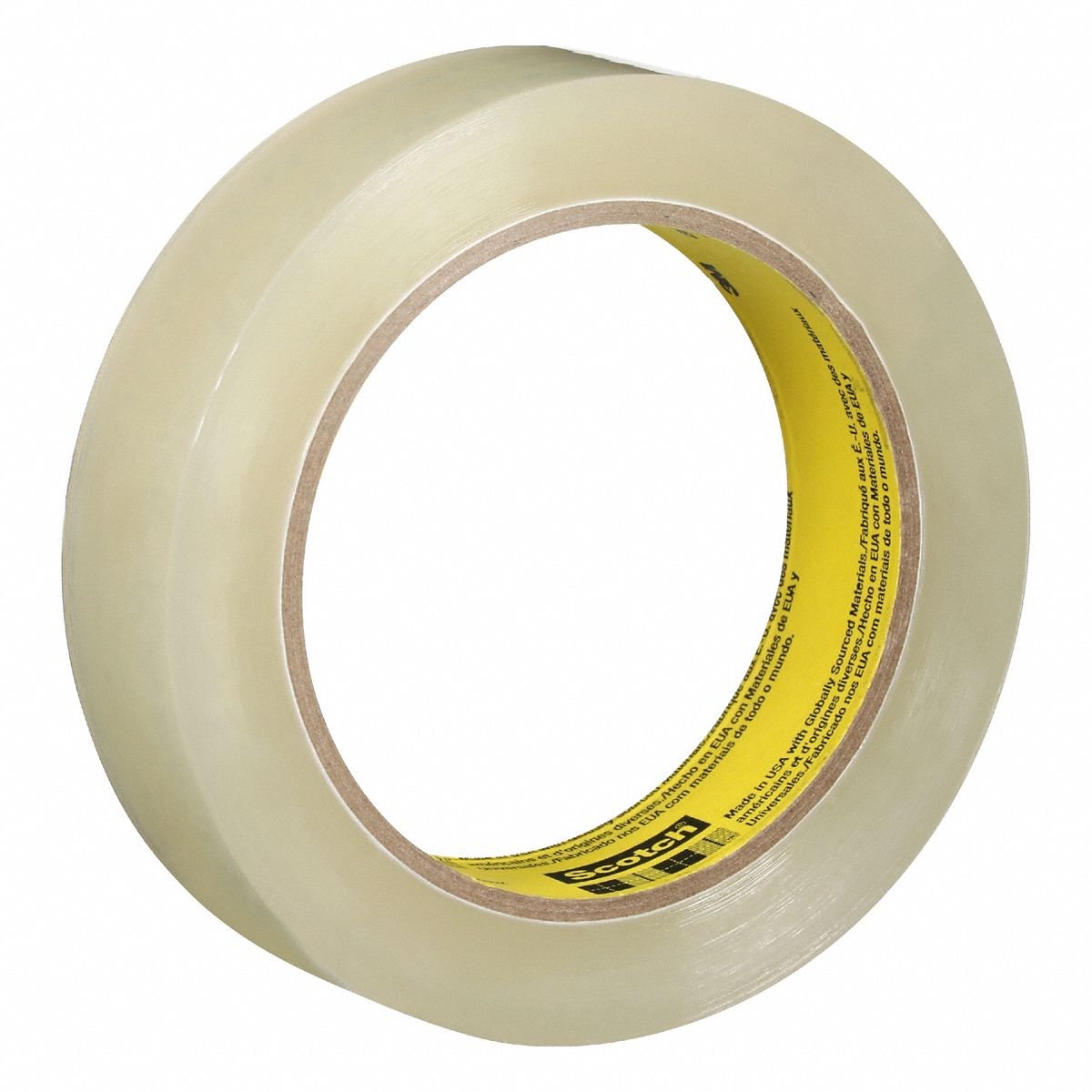 GRAINGER Acrylic Packing Tape: 2 mil Tape Thick, 2 in x 110 yd, 2 in, Clear, SD, Medium-Duty