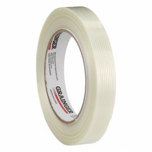 GRAINGER Strapping Tape: 3.9 mil Tape Thick, 3/4 in x 60 yd, Clear, 48 PK