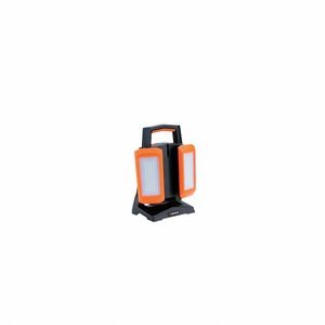 GROZ Temporary Job Site Light: 4,500 lm Max Brightness, LED, 4, 4 Brightness Levels, 2 Lamp Heads