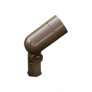 Accent Light: LED, 105 lm, 3000K, 2 W, 12V AC, Bronze, 4 3/8 in Overall Lg, 2 in Overall Wd