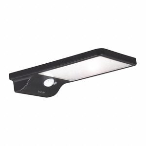 LED Solar Street & Parking Lot Light: 500 lm, 6000K, 3.7 W, Black, NEMA 5x5, Type II, NEMA 5