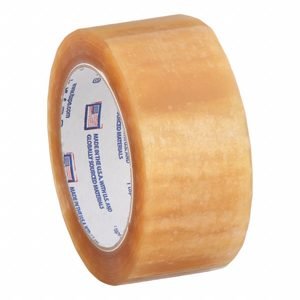 IPG Packing Tape: Polypropylene, 1.6 mil Tape Thick, 1 7/8 in x 328 1/16 ft, Clear, 36 PK