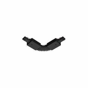 Flexible Connector: Compatible with Track J, 1 3/8 in Wd, 5/8 in Ht, Black, 20 A Max Current