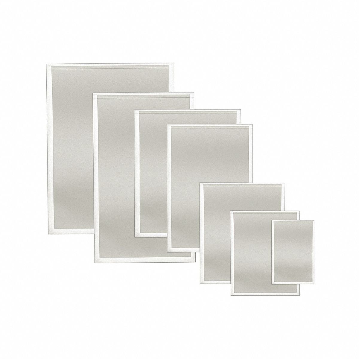 KAPAK BY AMPAC Packaging Bag: 4.5 mil Thick, 10 in Wd, 12 in Lg, Hang Hole Not Included, 1,000 PK