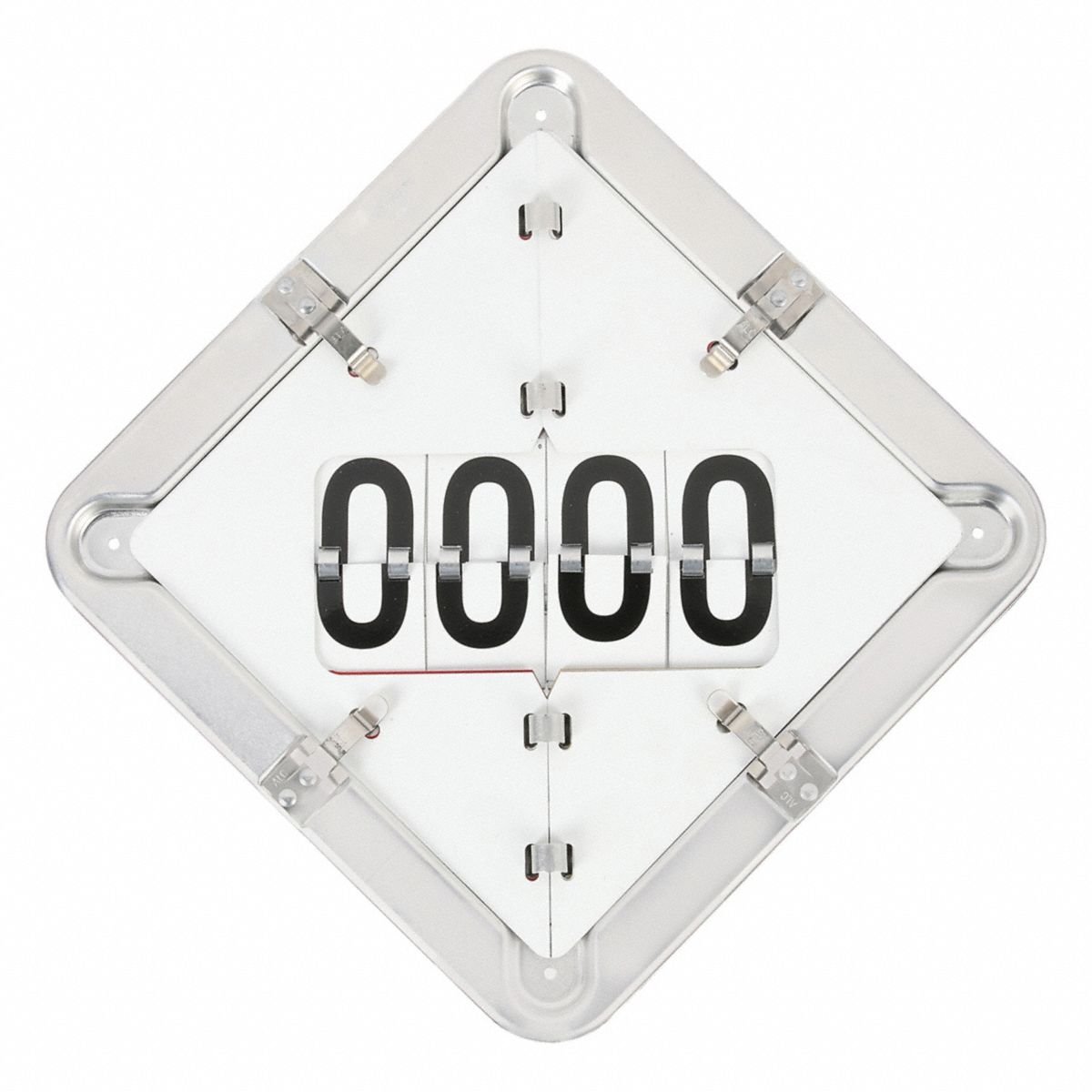 Vehicle Placard Flipchart: Full Frame Trailer Flip Placard Holder, 13 1/2 in Wd, 13 1/2 in Ht