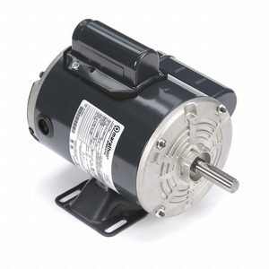 LEESON Belt Drive Motor: 1 Speed, Totally Enclosed Air-Over, Rigid Base Mount, 1/2 hp Horsepower