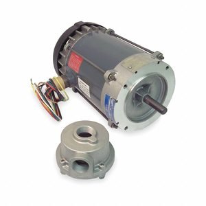 LEESON Hazardous Location Motor: Division I, Class I/Class II, C-Face, 1/3 hp Horsepower, Auto, TEFC