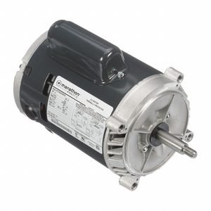 LEESON Jet Pump Motor: 56J Frame Size, C-Face, Open Drip Proof, Capacitor-Start, 1/2 hp, 3,450 RPM
