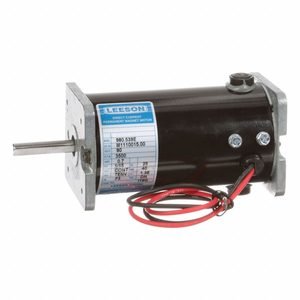 LEESON DC Permanent Magnet Motor: 1/15 hp, 3,500 RPM, 25 Frame Size, Totally Enclosed Fan Cooled