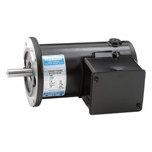 LEESON DC Permanent Magnet Motor: 1/8 hp, 1,750 RPM, 34 Frame Size, Totally Enclosed Fan Cooled
