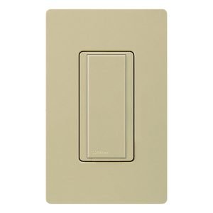 LUTRON Companion Switch: 1 Buttons, Maestro, 120V AC, Hard Wired, Ivory