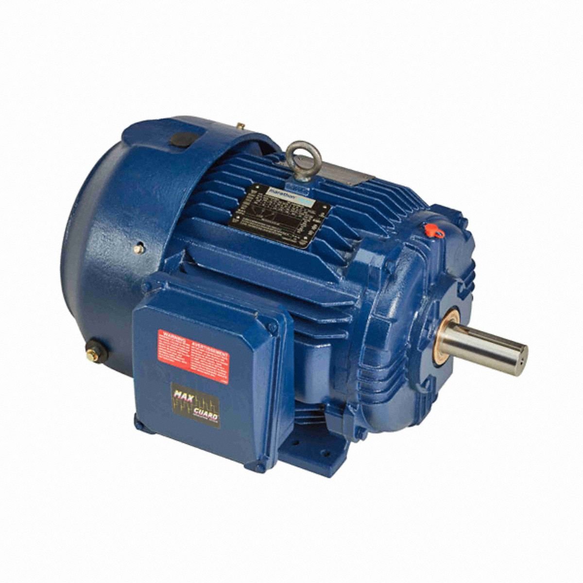 MARATHON MOTORS Severe Duty Motor: 3 hp Horsepower, 1,770 RPM RPM, 460V AC, 182T Frame Size, TENV, H