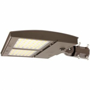 Parking Lot Light Fixture: LED, Slipfitter/Knuckle Mount, 19,200 lm_19,950 lm, 3000K/4000K/5000K