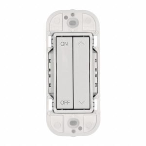 MAXLITE Digital Wall Switch: 2 Buttons, c-Max EasyRF, Wireless, White